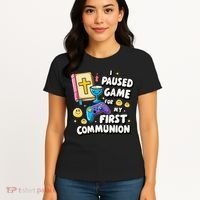 My 1st First Communion Video Game Controller Women's T-Shirt thumb 4