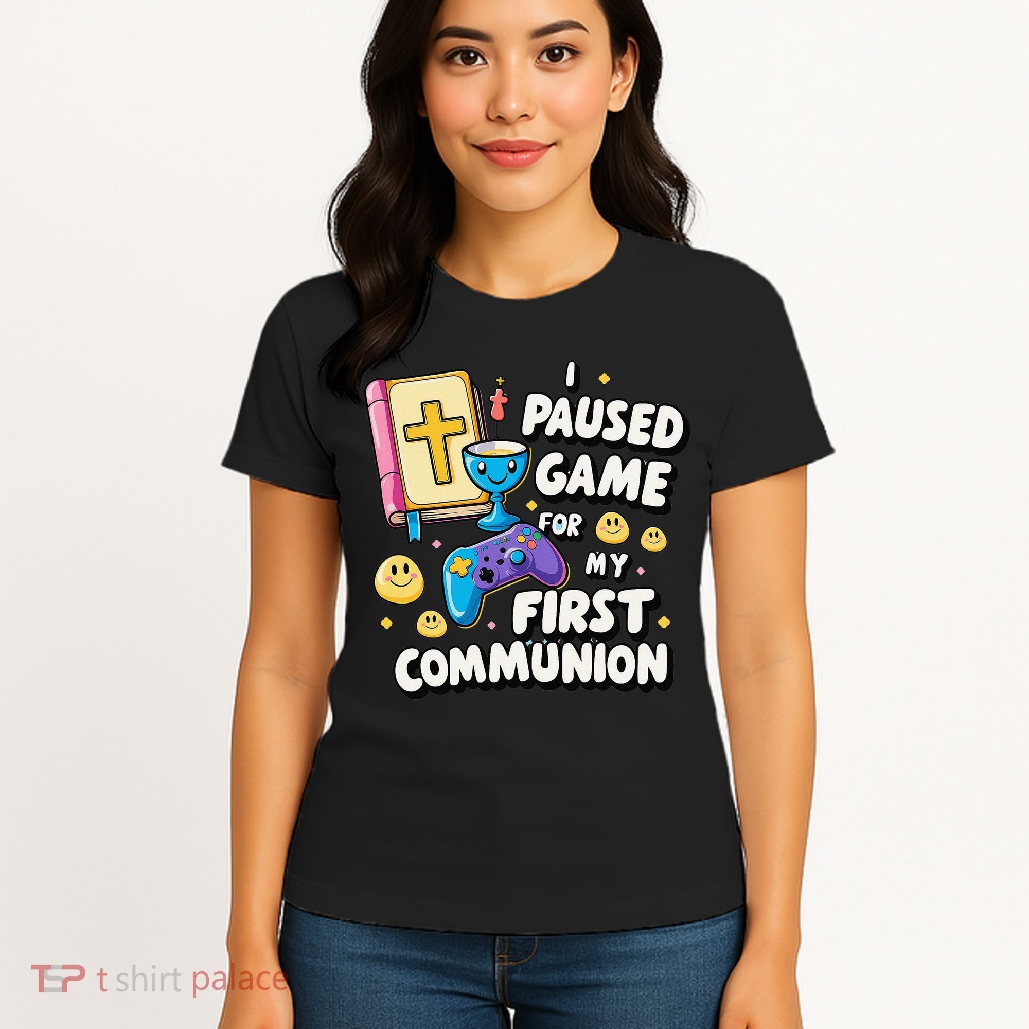 My 1st First Communion Video Game Controller Women's T-Shirt