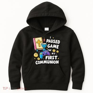 My 1st First Communion Video Game Controller Kids Hoodie