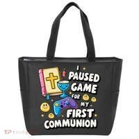 My 1st First Communion Video Game Controller Tote Bag thumb 0