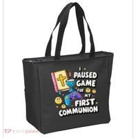 My 1st First Communion Video Game Controller Tote Bag thumb 2