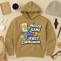 My 1st First Communion Video Game Controller Hoodie thumb 3