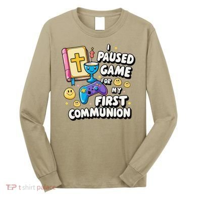 My 1st First Communion Video Game Controller Long Sleeve Shirt