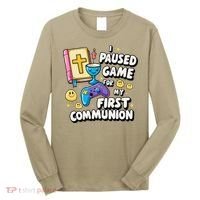 My 1st First Communion Video Game Controller Long Sleeve Shirt thumb 0