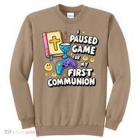My 1st First Communion Video Game Controller Sweatshirt thumb 0