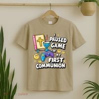 My 1st First Communion Video Game Controller T-Shirt thumb 2
