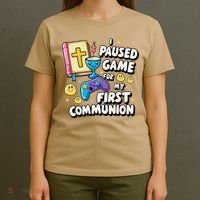 My 1st First Communion Video Game Controller T-Shirt thumb 4