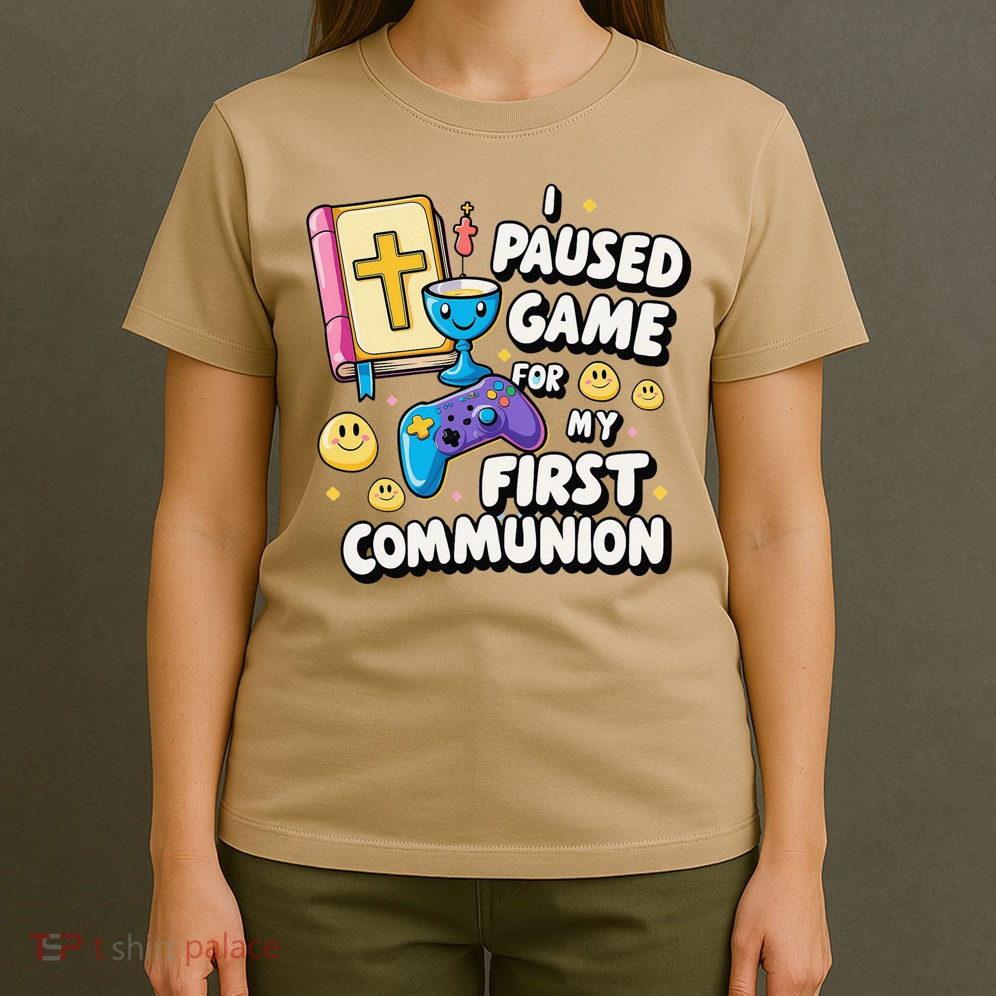 My 1st First Communion Video Game Controller T-Shirt