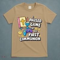 My 1st First Communion Video Game Controller T-Shirt thumb 5
