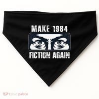 Make 1984 Fiction Again Big Brother is Watching you USA-Made Doggie Bandana thumb 0