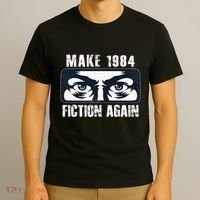 Make 1984 Fiction Again Big Brother is Watching you T-Shirt thumb 3