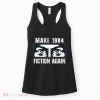 Make 1984 Fiction Again Big Brother is Watching you Women's Tank Top thumb 0