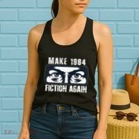 Make 1984 Fiction Again Big Brother is Watching you Women's Tank Top thumb 2