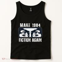 Make 1984 Fiction Again Big Brother is Watching you Tank Top thumb 2