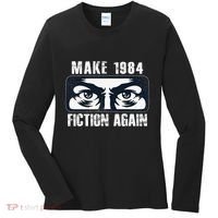 Make 1984 Fiction Again Big Brother is Watching you Women's Long Sleeve Shirt thumb 0