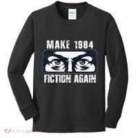 Make 1984 Fiction Again Big Brother is Watching you Kids Long Sleeve Shirt thumb 0