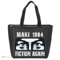Make 1984 Fiction Again Big Brother is Watching you Tote Bag thumb 0