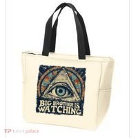 Make 1984 Fiction Again Big Brother Is Watching You Tote Bag thumb 3