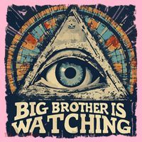 Make 1984 Fiction Again Big Brother Is Watching You Coaster thumb 2
