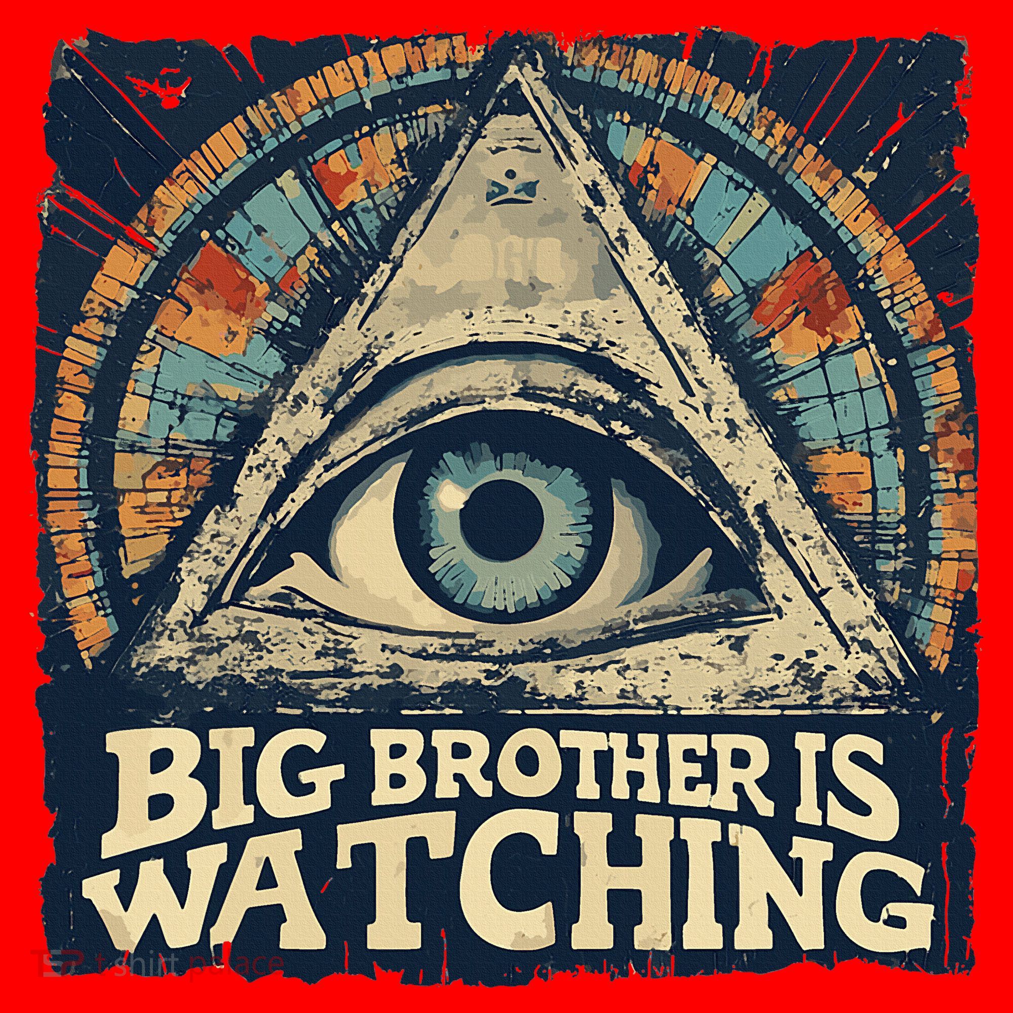 Make 1984 Fiction Again Big Brother Is Watching You Santa Hat