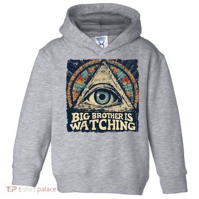 Make 1984 Fiction Again Big Brother Is Watching You Toddler Hoodie