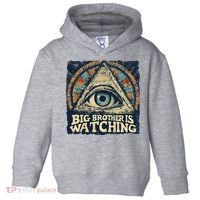 Make 1984 Fiction Again Big Brother Is Watching You Toddler Hoodie thumb 0