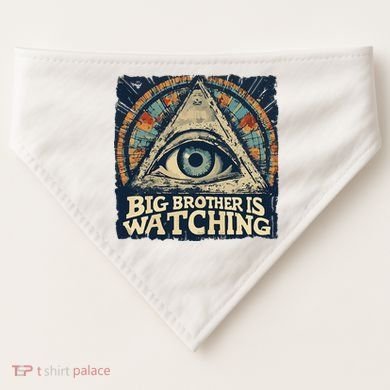 Make 1984 Fiction Again Big Brother Is Watching You USA-Made Doggie Bandana