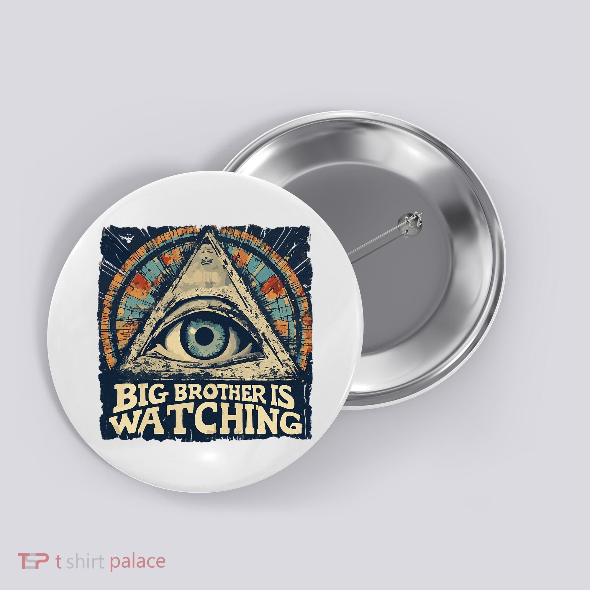 Make 1984 Fiction Again Big Brother Is Watching You Button