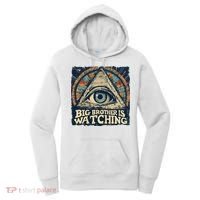 Make 1984 Fiction Again Big Brother Is Watching You Women's Hoodie thumb 0