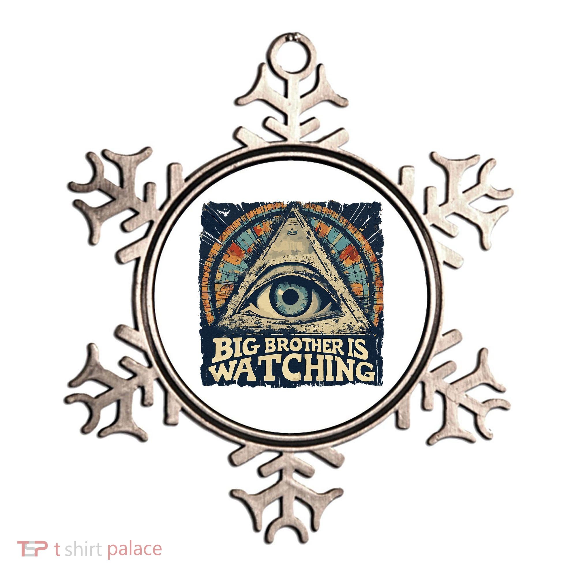 Make 1984 Fiction Again Big Brother Is Watching You Ornament