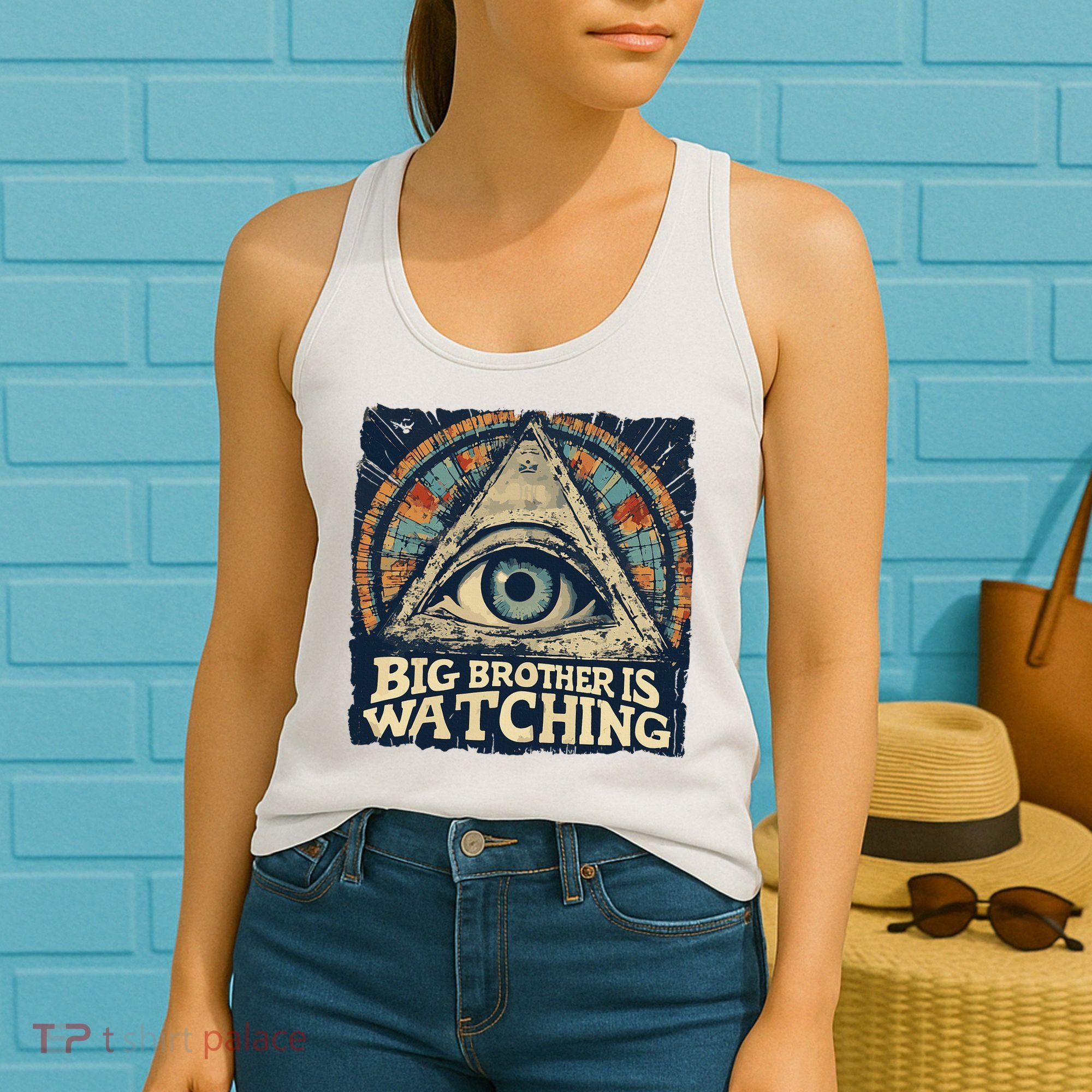 Make 1984 Fiction Again Big Brother Is Watching You Women's Tank Top