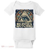 Make 1984 Fiction Again Big Brother Is Watching You Baby Bodysuit thumb 0