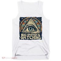 Make 1984 Fiction Again Big Brother Is Watching You Tank Top thumb 0