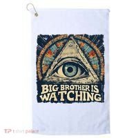 Make 1984 Fiction Again Big Brother Is Watching You Golf Towel thumb 0