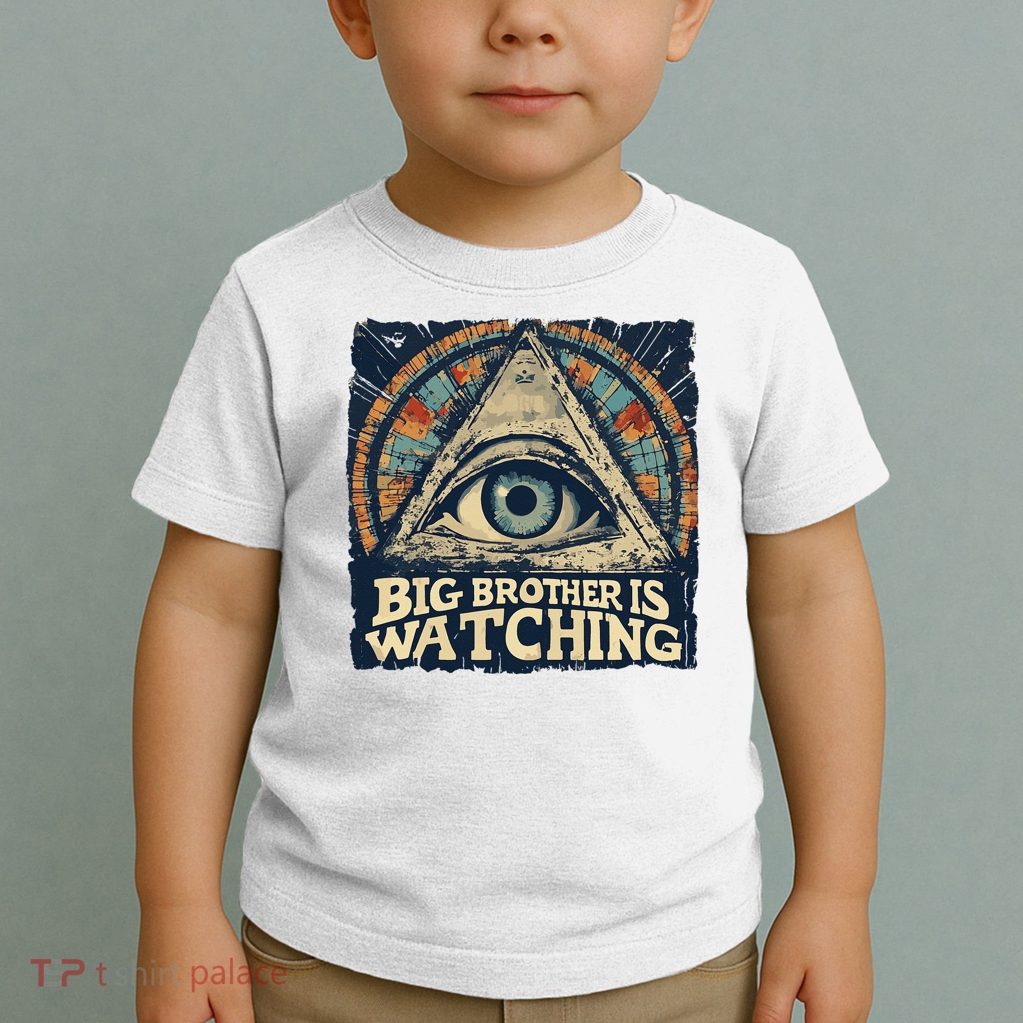 Make 1984 Fiction Again Big Brother Is Watching You Toddler T-Shirt