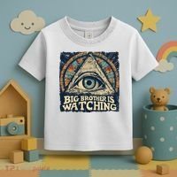 Make 1984 Fiction Again Big Brother Is Watching You Toddler T-Shirt thumb 3