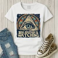 Make 1984 Fiction Again Big Brother Is Watching You Women's T-Shirt thumb 3