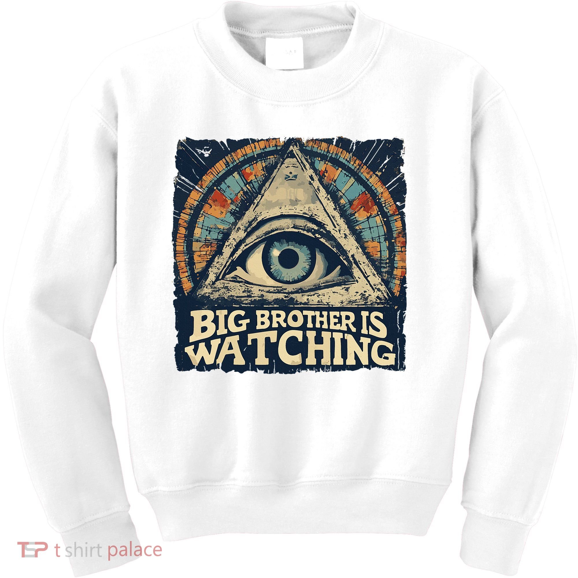 Make 1984 Fiction Again Big Brother Is Watching You Kids Sweatshirt