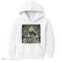 Make 1984 Fiction Again Big Brother Is Watching You Kids Hoodie thumb 0