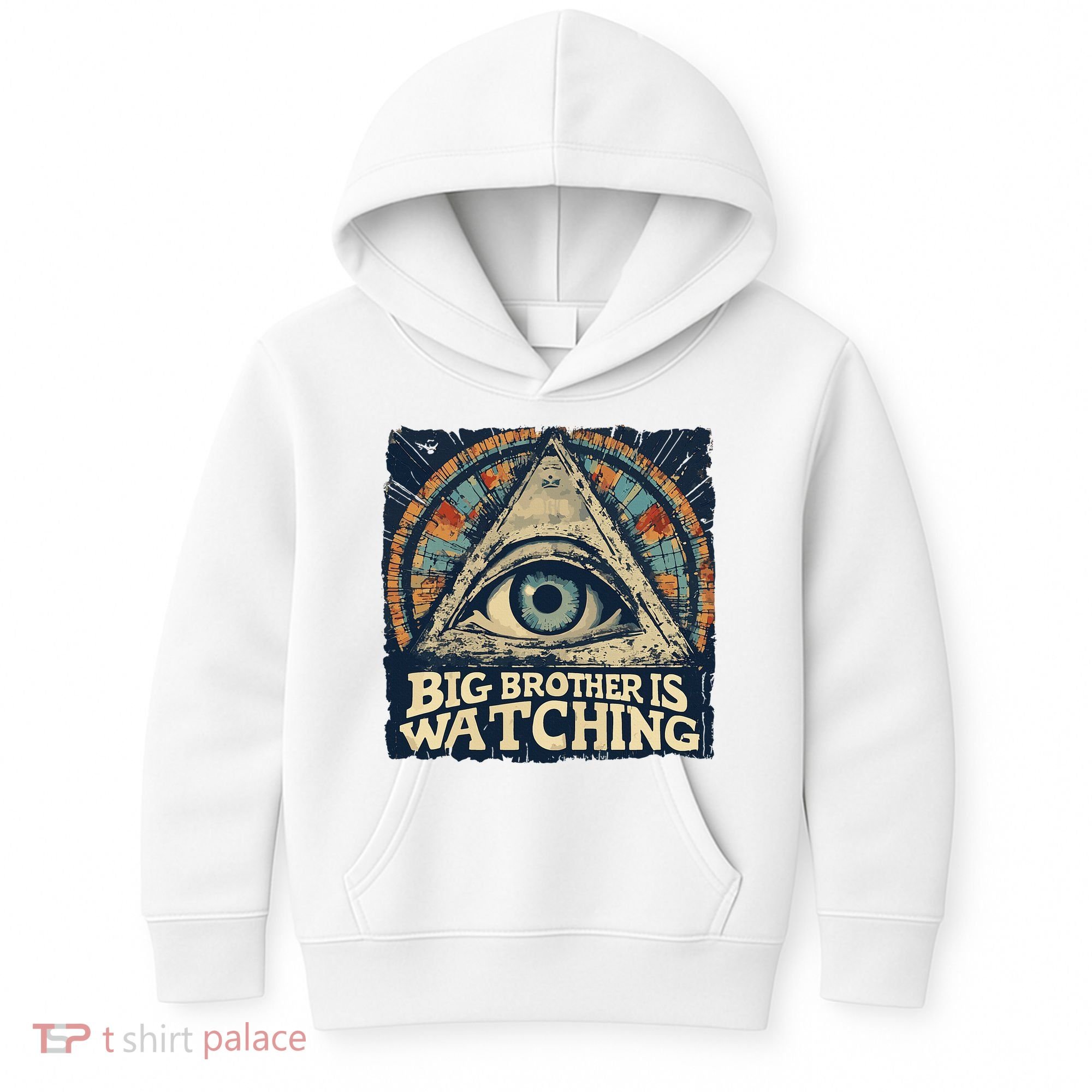 Make 1984 Fiction Again Big Brother Is Watching You Kids Hoodie