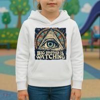 Make 1984 Fiction Again Big Brother Is Watching You Kids Hoodie thumb 3