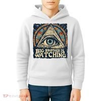 Make 1984 Fiction Again Big Brother Is Watching You Kids Hoodie thumb 4