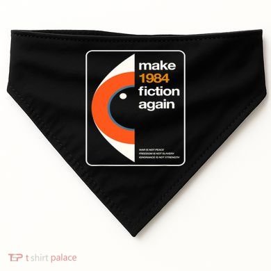 Make 1984 Fiction Again USA-Made Doggie Bandana