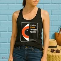 Make 1984 Fiction Again Women's Tank Top thumb 2