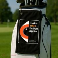 Make 1984 Fiction Again Golf Towel thumb 2