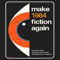 Make 1984 Fiction Again Golf Towel thumb 3
