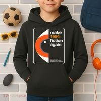 Make 1984 Fiction Again Kids Hoodie thumb 2