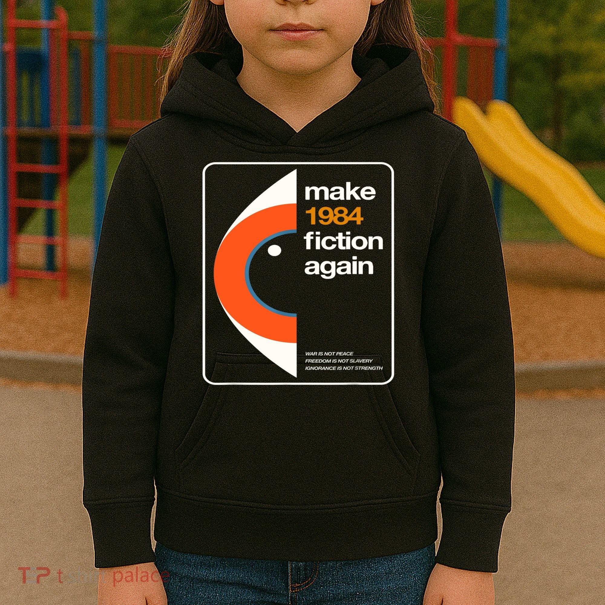 Make 1984 Fiction Again Kids Hoodie