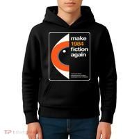 Make 1984 Fiction Again Kids Hoodie thumb 4