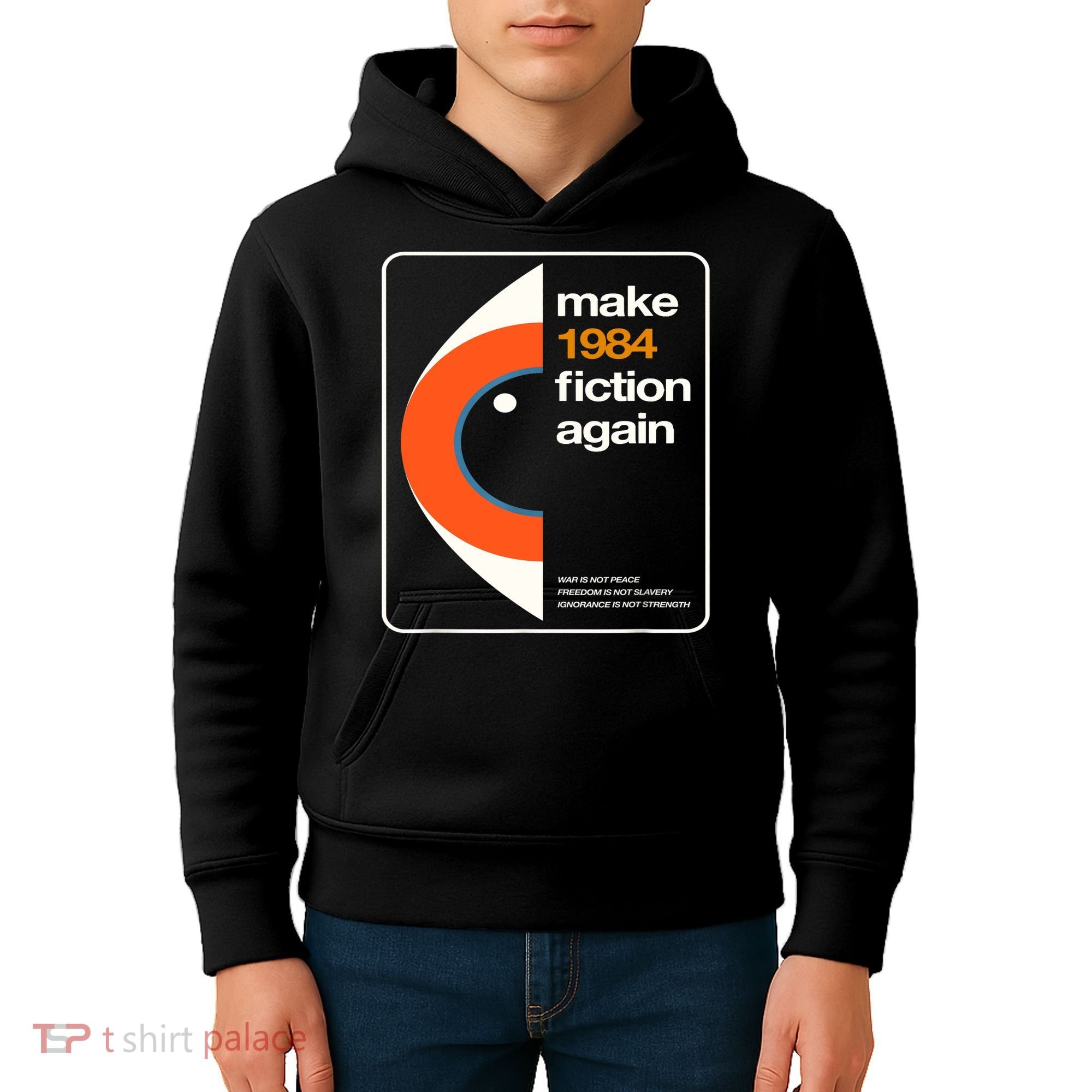 Make 1984 Fiction Again Kids Hoodie
